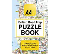 The AA British Road Map Puzzle Book: These altamente addic - NUOVO Helen...