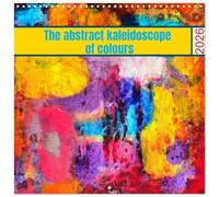 The abstract kaleidoscope of colours (Wall Calendar 2026 12 × 12 Inch) CALVENDO 12 Month Wall Calendar: Abstract painting with gouache