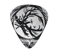 The Abstractionist Tree - Set di 12 plettri per chitarra, inclusi 3 spessori di plettri per chitarre acustiche, ukulele e molto altro ancora.