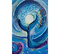 The Abundant Way Blank Journal : 6 x 9 inch notebook 182 pages: Labyrinth and Whale Medicine