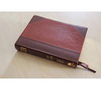 The Academy Study Bible KJV Ellen G. White Bible Commentary & Concordance & Strong's Hebrew and Gr ictionary (Large Size) (Two-tone Brown Brown Leather)
