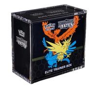 The Acrylic Box - Premium 6mm Custodia protettiva per Pokémon Elite Trainer Box (ETB), protezione UV e chiusura magnetica, trasparente e stabile + protezione per spedizioni Heartforcards®