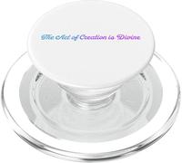 The Act of Creation is Divine PopSockets PopGrip per MagSafe