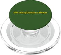 The Act of Creation is Divine PopSockets PopGrip per MagSafe