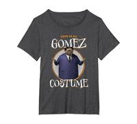 The Addams Family 2 Halloween This Is My Gomez Costume Maglietta, Donna Plus-Size, Grigio Scuro, 6X