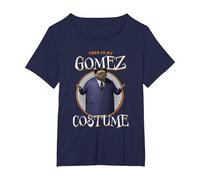 The Addams Family 2 Halloween This Is My Gomez Costume Maglietta, Donna Plus-Size, Navy, 6X