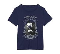 The Addams Family Valentine's Day Addams Love Potion Maglietta, Donna Plus-Size, Navy, 3X