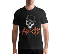 The Adicts Shirt Men's Cotton T Shirt Fashion Casual Round Neck Tops Short Sleeve Tee Size L