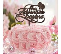 The Adventure Begins Mr And Mrs Wedding Cake Toppers personalizza romanticismo sposa e sposo topper per torta per anniversario di matrimonio, decorazioni per matrimoni, addio al nubilato, regali per