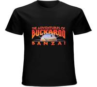 The Adventures of Buckaroo Banzai Action Movie Film Mens T Shirt Printed Graphic Top Unisex Tee Black M