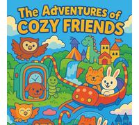 the adventures of cozy friends: simple and cute coloring book