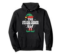 The After School Coordinator Elf Funny Christmas Matching Felpa con Cappuccio