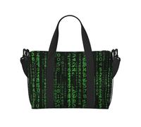 The Age of The Hacker - Borsone con motivo stampato, borsa a tracolla portatile, adatta per fitness, pendolarismo, viaggi.