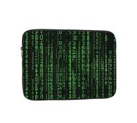 The Age of the Hacker Pattern 12" borsa per computer portatile, custodia protettiva interna, portatile e adatta per viaggi d'affari o viaggi
