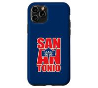 The Alamo On San Antonio Bold Lettere Texan Pride Vintage Custodia per iPhone 11 Pro