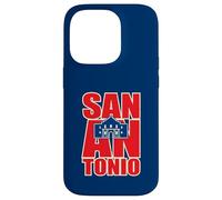 The Alamo On San Antonio Bold Lettere Texan Pride Vintage Custodia per iPhone 14 Pro