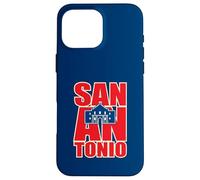 The Alamo On San Antonio Bold Lettere Texan Pride Vintage Custodia per iPhone 16 Pro Max