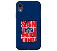 The Alamo On San Antonio Bold Lettere Texan Pride Vintage Custodia per iPhone XR