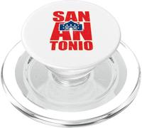 The Alamo On San Antonio Bold Lettere Texan Pride Vintage PopSockets PopGrip per MagSafe