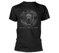 The Almighty 'Blood, Fire & Love' (Nero) T-Shirt - NUOVO E UFFICIALE