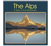 The Alps - A Year in the Mountains (Wall Calendar 2026 12" x 24" / 30 x 60 cm (aperto) CALVENDO 12 Month Wall Calendar: Mountain landscapes in Europe (CALVENDO Nature)