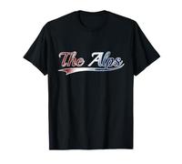 The Alps Patriotic USA Americana Distressed Maglietta