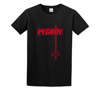 The Alternative Pegboy Strong Reaction Unisex 100% Cotton Short-Sleeve T-Shirts Black M