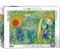 The Amanti Di Vence Marc Chagall 1000 Pezzi Puzzle 680mm x 480mm (Panzer)