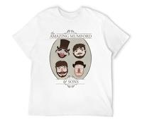 The Amazing Mumford And Sons Mens Short Sleeve Tshirt White M
