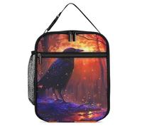 The American Crow Lunch Box per uomini e donne borse termiche per il pranzo portatile borsa termica tote per lavoro picnic