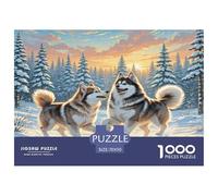 The American Eskimo Dog Puzzle Impossible 1000 Pezzi Decorazione Per La Casa. Giochi Rilassamento E Intelligence Per Adulti E Bambini Da 12 Anni 70x50cm/1000pcs