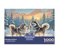 The American Eskimo Dog Puzzle Impossible 1000 Pezzi Decorazione Per La Casa. Rilassamento E Intelligence Per Adulti E Ragazzi Da 14 Anni 38x26cm/1000pcs