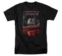 The Amityville Horror Cold Blood T-Shirt Uomo Nero Manica Corta 100% Cotone