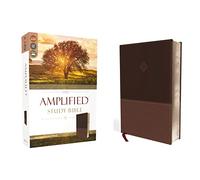 The Amplified Study Bible, Imitation Leather, Brown by Zondervan