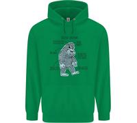 The Anatomia Di Bigfoot Bambini Felpa con Cappuccio