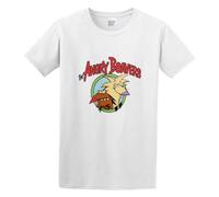 The Angry Beavers Cotton Casual Round Neck T Shirt White M