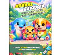 The Animal Kingdom Mashup: 55 Vibrant 3D Color Reference Guides & Fun Sketches to Color