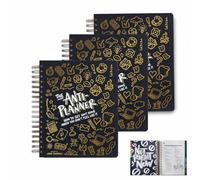 The Anti Planner: How to Get Done When You Don't Feel Like It - Creative ADHD Planner Alternative for Adults, 100+ Productivity Tools To Beat Procrastination Burnout Stress &Anxiety (3pcs)