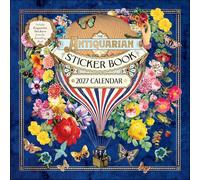 The Antiquarian Sticker Book 2027 Wall Calendar: with Stickers