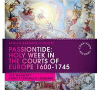 Michel-Richard De Lal Passiontide: Holy Week in the Courts of Europe 1600- (CD)