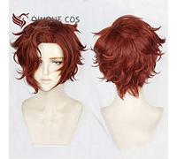 The Arcana Julian Devorak Short Brown Red Hair Cosplay Costume Wigs + Free Wig Cap