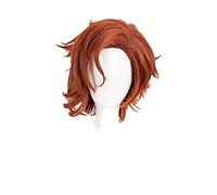 The Arcana Parrucche Cosplay Mystery Asra Parrucca bianca Julian Devorak Parrucca Cosplay capelli castani rossi + Parrucca Cap Julian Devorak
