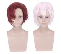 The Arcana Parrucche Cosplay Mystery Asra Parrucca bianca Julian Devorak Parrucca Cosplay capelli castani rossi + Parrucca Cap Asra