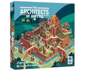 The Architects of Amytis Strategy Board Game per 2 giocatori, costruendo la migliore città di Babilonia per la regina Amytis, richiede solo 5 minuti per imparare, età 10+, 2 giocatori, 30 minuti