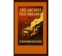 The Archive That Dreamed Vol. 1 Echoform Decoder