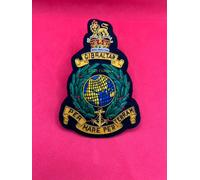 The Arma Di Royal Marines Giacca Distintivo RM Verde Laurel Ricamato Filo