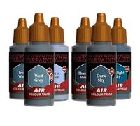 The Army Painter, Air Triads Desaturated Blue-Grey, 6 x 18 ml, aerografo