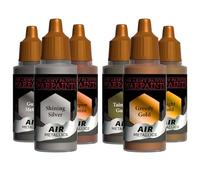 The Army Painter, Air Triads Most-Wanted Metallics - Vernice pronta per aerografo - Metallics con 6x18 ml di vernici acriliche metalliche pre-diluite - Vernici per miniature di D&D e Warhammer