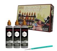 The Army Painter, Airbrush Starter Bundle, include: Air Starter Set, DipIt Brush, Air Anti-Shine Varnish, Airbrush Cleaner e Medium - ideale per DnD, Warhammer e Wargaming.