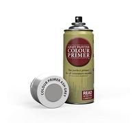 The Army Painter, Colour Primer Ash Grey, 400 ml spray acrilico | Primer grigio cenere per dipingere miniature Warhammer e Dungeons and Dragons